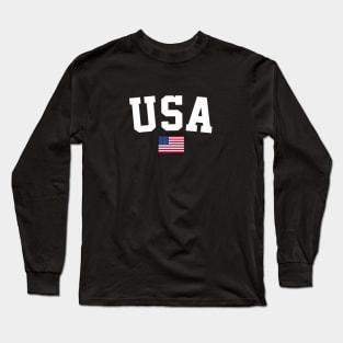 USA Flag American Flag Long Sleeve T-Shirt